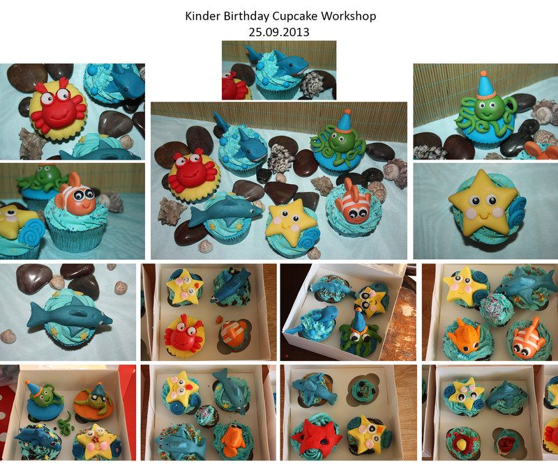 Kinder Geburtstags Cupcake Deko Workshop September 2013
