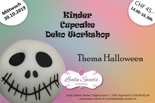 Kinder Cupcakes Deko Workshop „Halloween Specials“