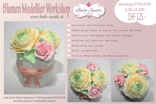 Blumen Modellier Workshop