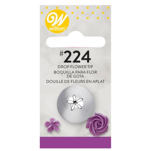 Wilton - Decorating Tip - #224 Dropflower Carded
