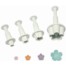 PME - Flower Blossom Plunger Cutter set/4