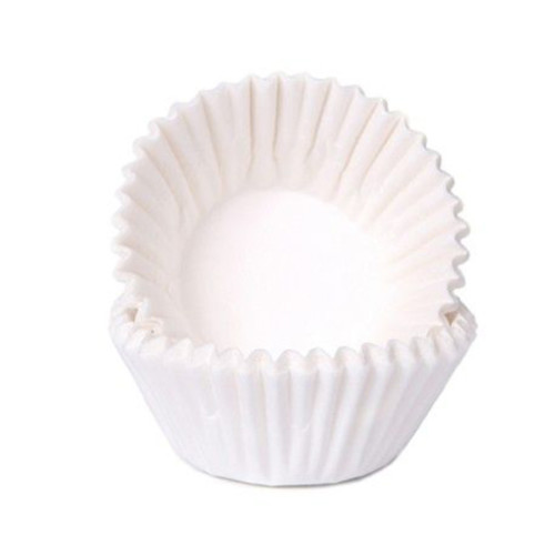 House of Marie - Chocolate Baking Cups White pk/100