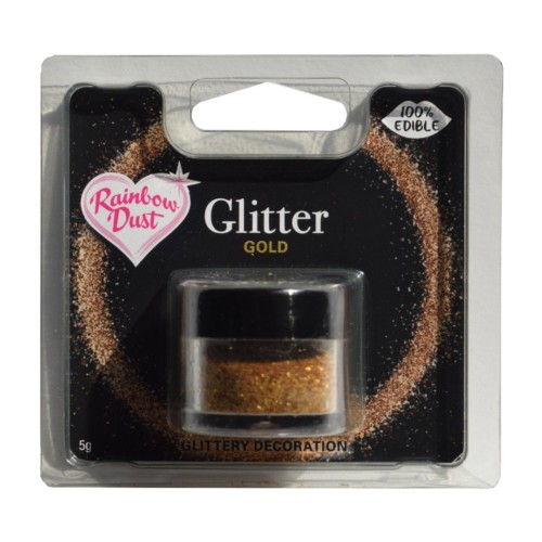 Rainbow Dust - Edible Glitter - Gold 5g