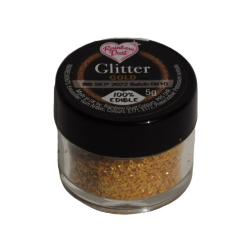 Rainbow Dust - Edible Glitter - Gold 5g