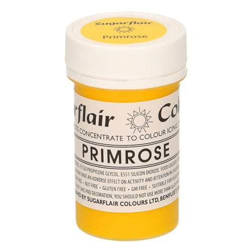 Sugarflair - Paste Colour PRIMROSE 25g