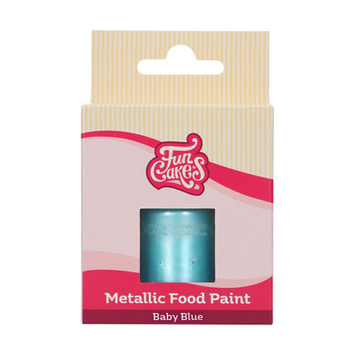 FunCakes - Metallic Food Paint Baby Blue 30 ml