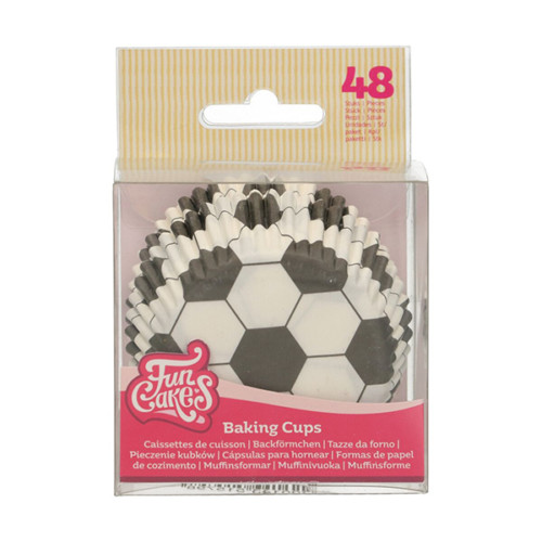 FunCakes - Baking Cups Fussball pk/48