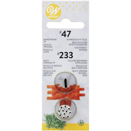 Wilton - Decorating Tip Set #047, #233