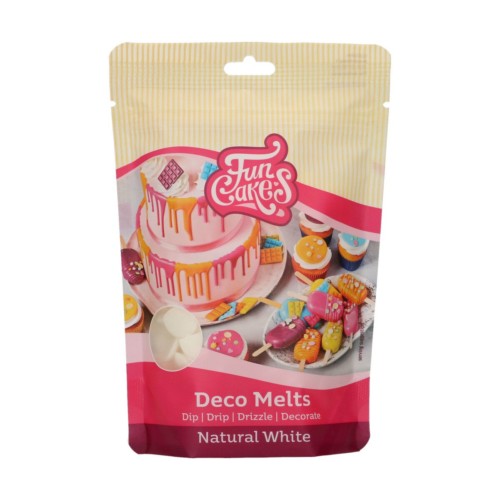 FunCakes Deco Melts -Natürliches Weiss- Kein E171 -250g