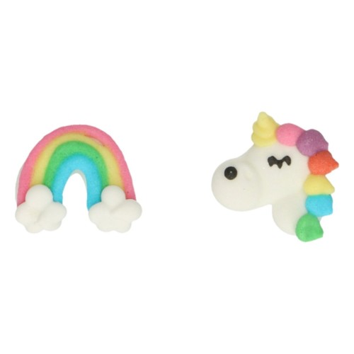 FunCakes Zucker Dekorationen Einhorn & Regenbogen Set