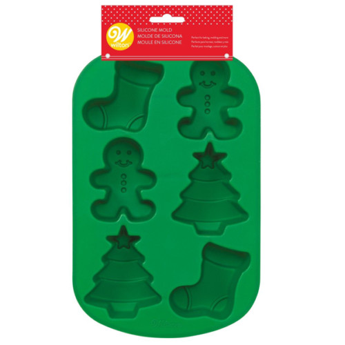 WILTON SILIKONFORM STRÜMPFE/LEBKUCHEN JUNGE/BAUM