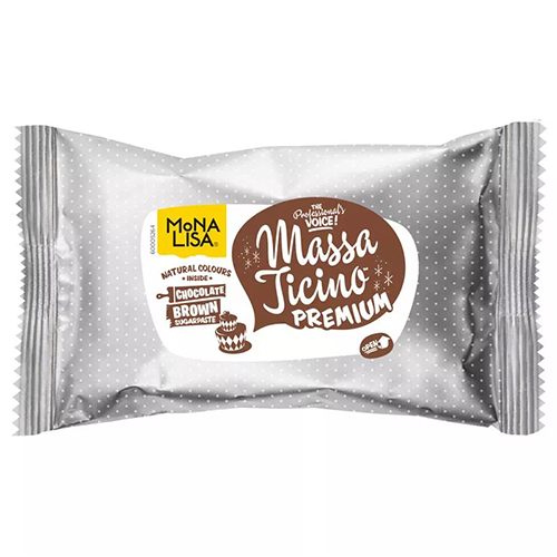 Mona Lisa Massa Ticino™ Sugarpaste – Chocolate Brown - 250 gr