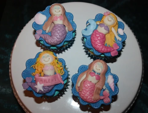 Meeresjungfrau Cupcakes