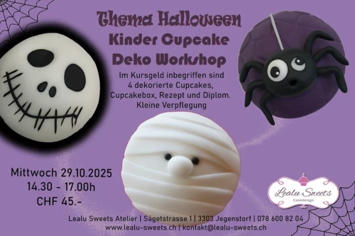 Kinder Cupcakes Deko Workshop Halloween Specials – Mittwoch, 29.10.2025 14:30-17:00