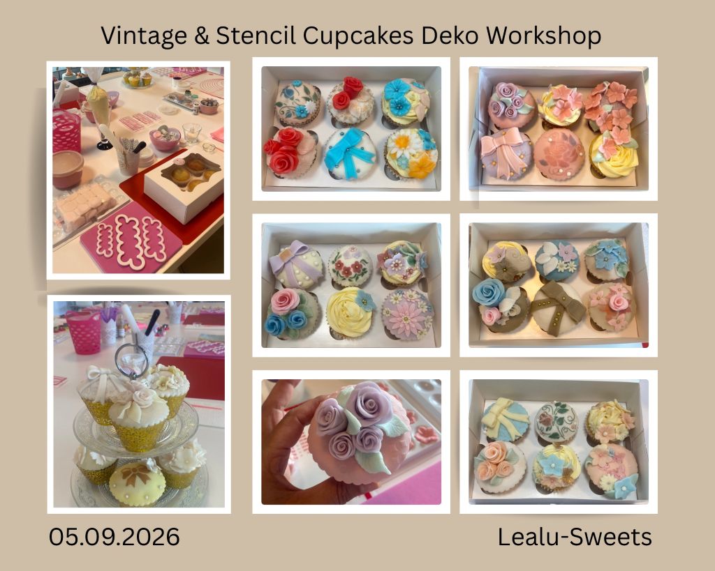 Vintage & Stencil Cupcakes Deko Workshop - September 2026